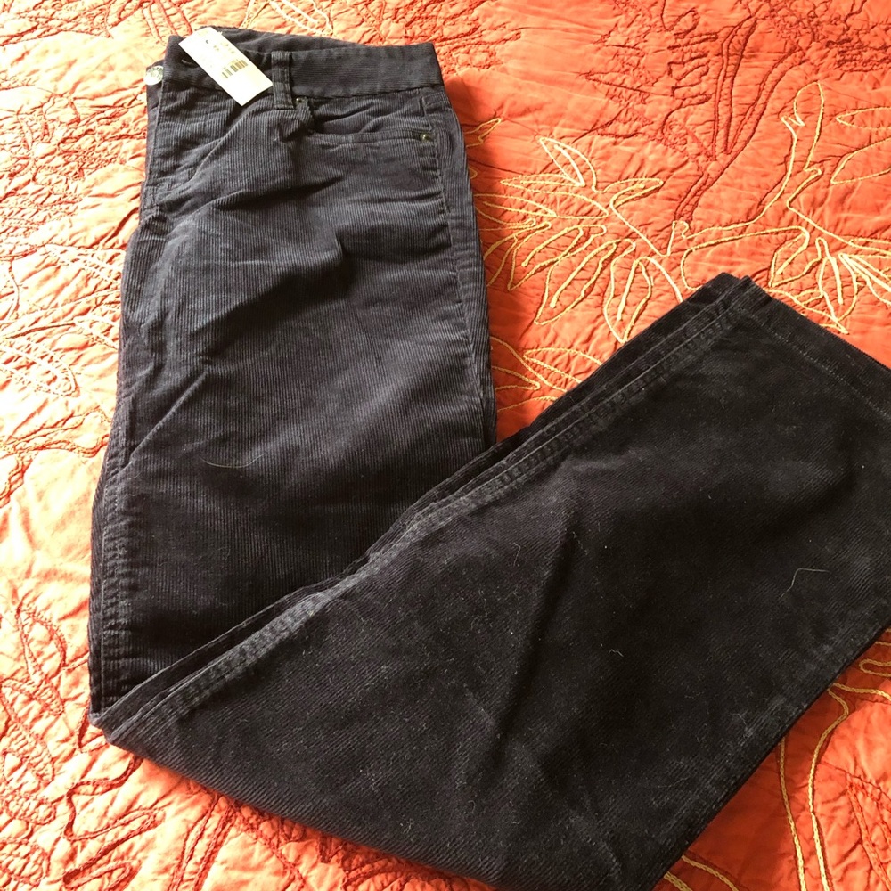 jCrew Navy Blue Corduroy Pants